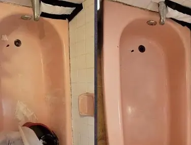 limpiar la tina del bano